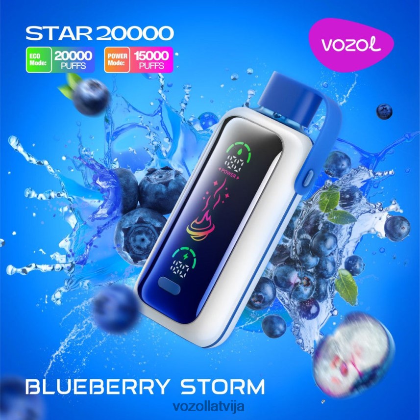 VOZOL Vape For Sale - VOZOL STAR 20 000 6PX2XB5 melleņu vētra