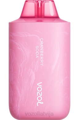 48FF58 VOZOL STAR 6000/8000 v2 dzērveņu soda VOZOL Vape Flavors