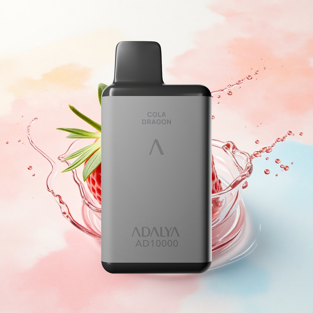 Adalya AD 10000 Zemenes Šļakatas ar 2% nikotīna un 650 mAh bateriju