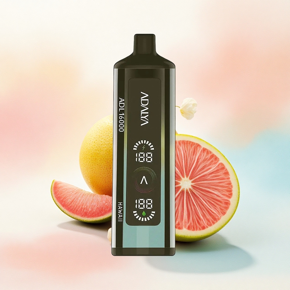 Adalya ADL 16000 PRO Havaju Tērauda Caurule ar 1000 mAh bateriju