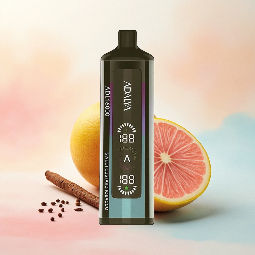 Adalya ADL 16000 PRO Saldo Pudinga Tobāka ar USB-C un 1000 mAh