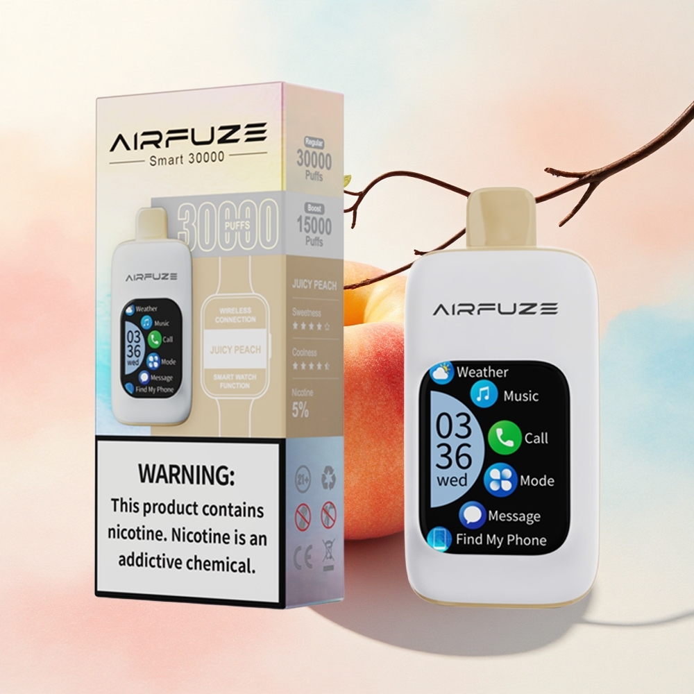 AirFuze Smart 30000 Sulīgā Persika ar 5% nikotīna un 900mAh