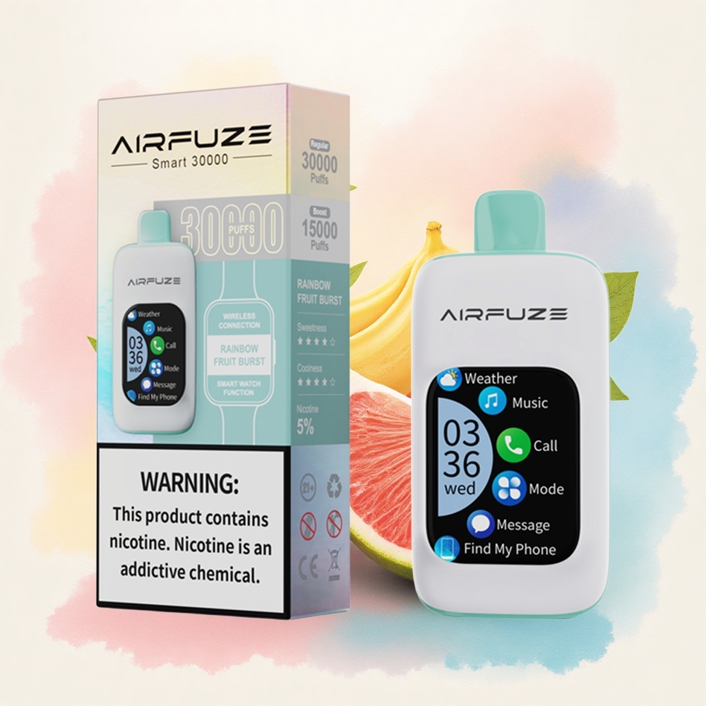 AirFuze Smart 30000 Varavīksnes Augļu Sprādziens ar 5% nikotīna un 900mAh bateriju