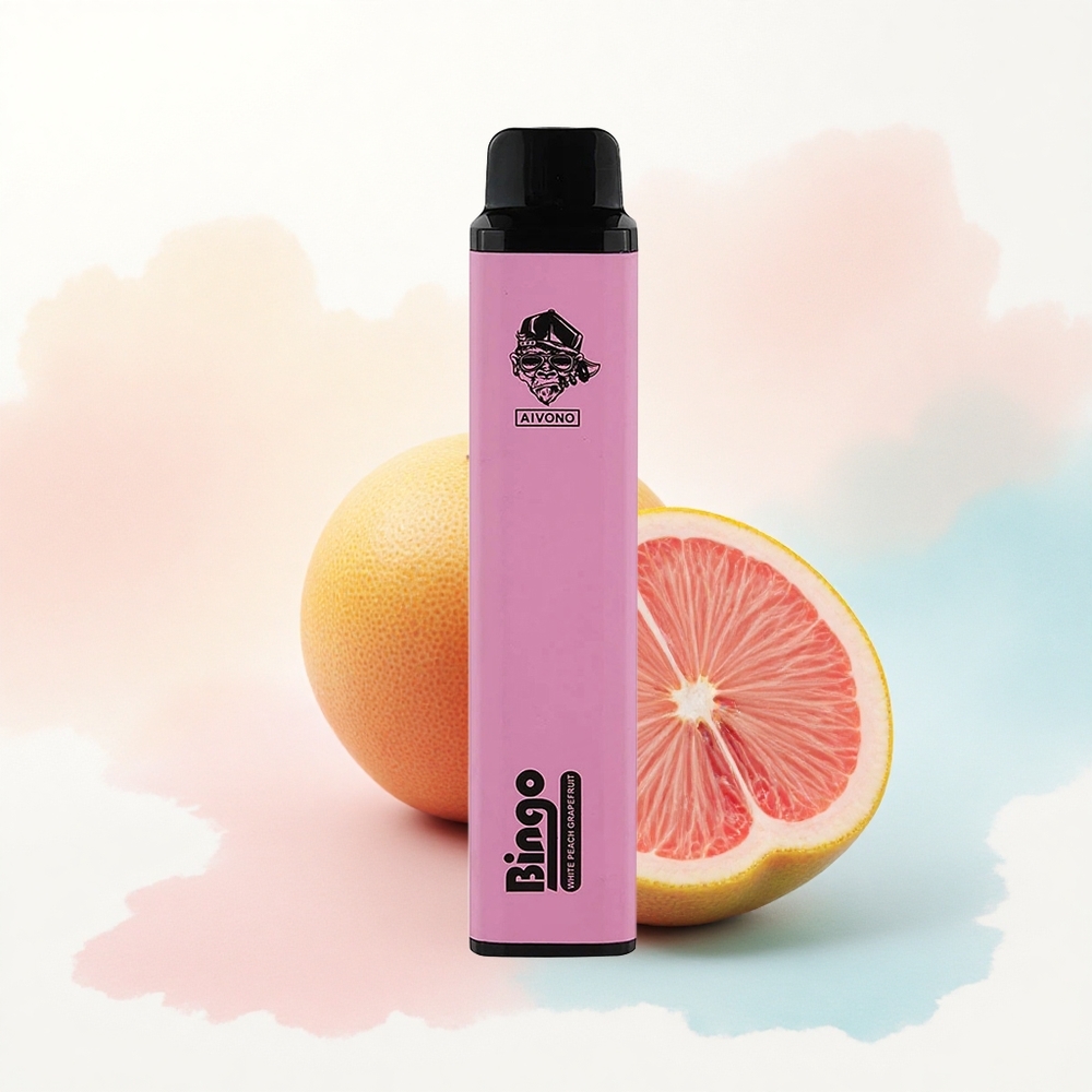Aivono Aim Bingo 4000 Baltā Persiku Greipfrūtu 1000mAh 10mL
