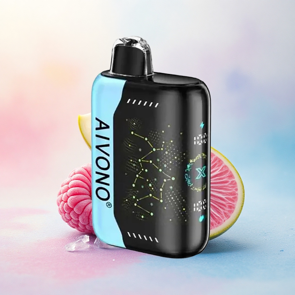 Aivono Aim Boom 25000 Zilā Aveņu Ledus ar 0% nikotīna un 650mAh