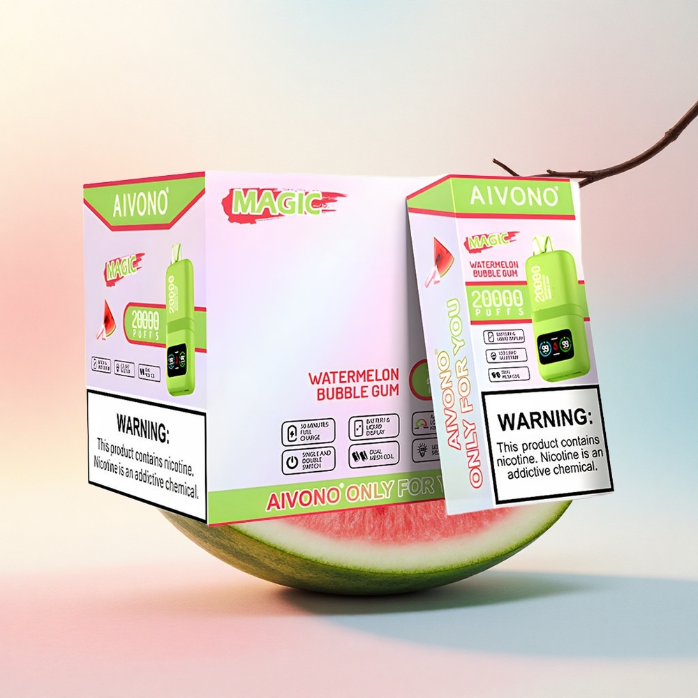 Aivono Aim Magic 20000 Arbūzu košļājamā gumija ar 5% nikotīna un 600mAh bateriju