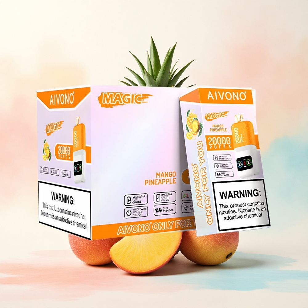 Aivono Aim Magic 20000 Mango Ananāss ar 600mAh un 26ml E-šķidrumu