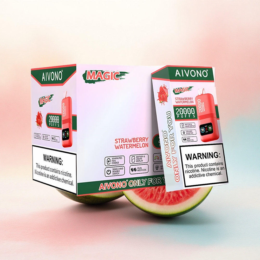 Aivono Aim Magic 20000 Zemeņu Arbūzs ar 5% nikotīna un 600mAh bateriju
