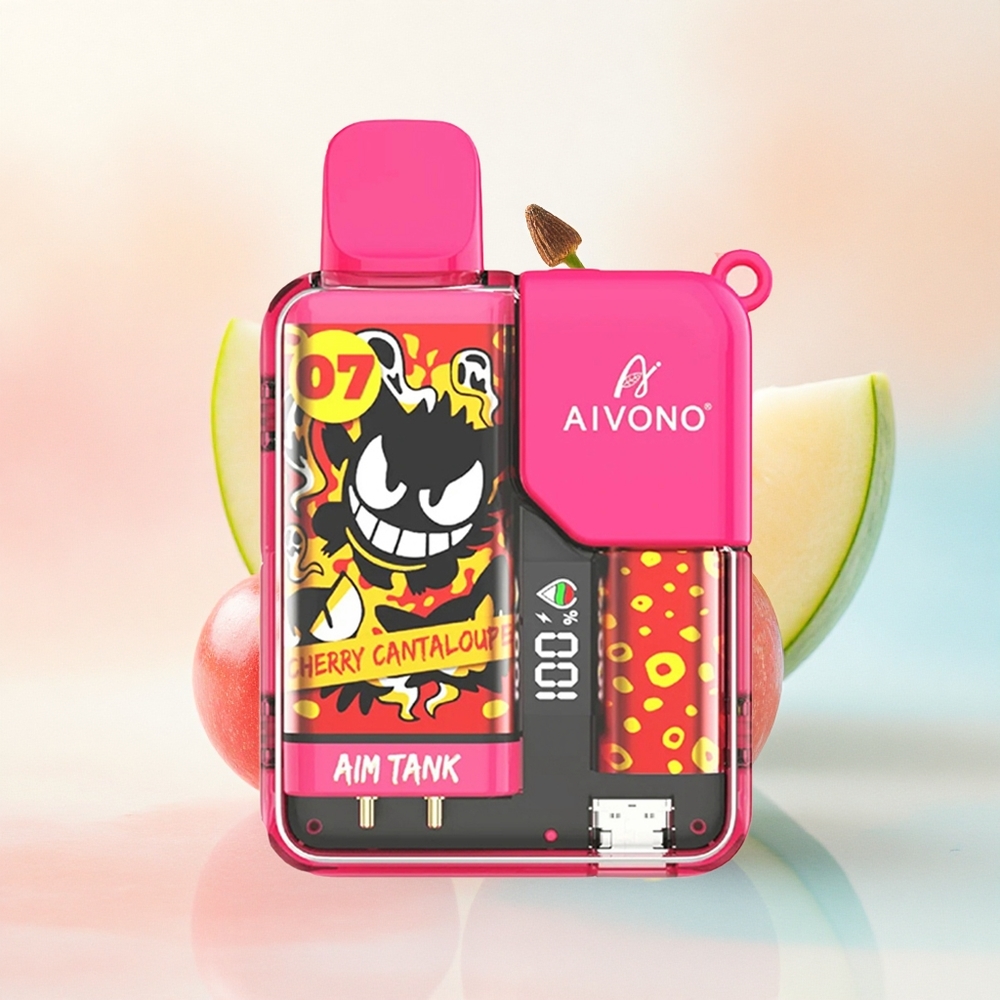 Aivono Aim Tank 9500 Ķiršu Melone 650mAh 18ml 5% Nikotīns