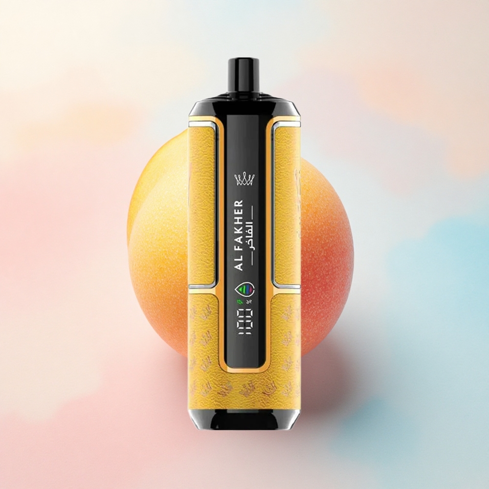 Al Fakher Crown Bar 15K Hypermax Mango Ledus ar 6mg nikotīna un 600mAh bateriju