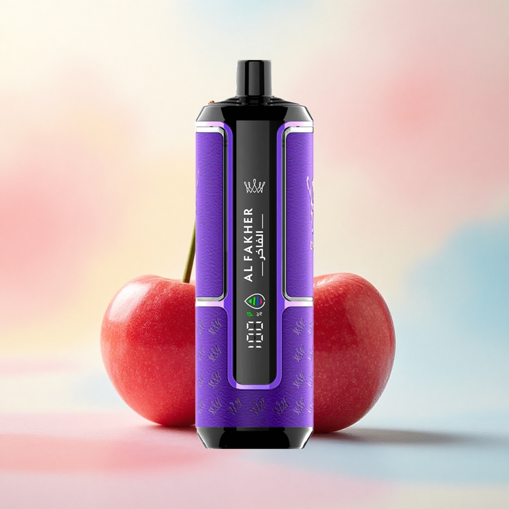 Al Fakher Crown Bar 15K Hypermax Ķiršu Svetki ar 600mAh un 6mg nikotīna