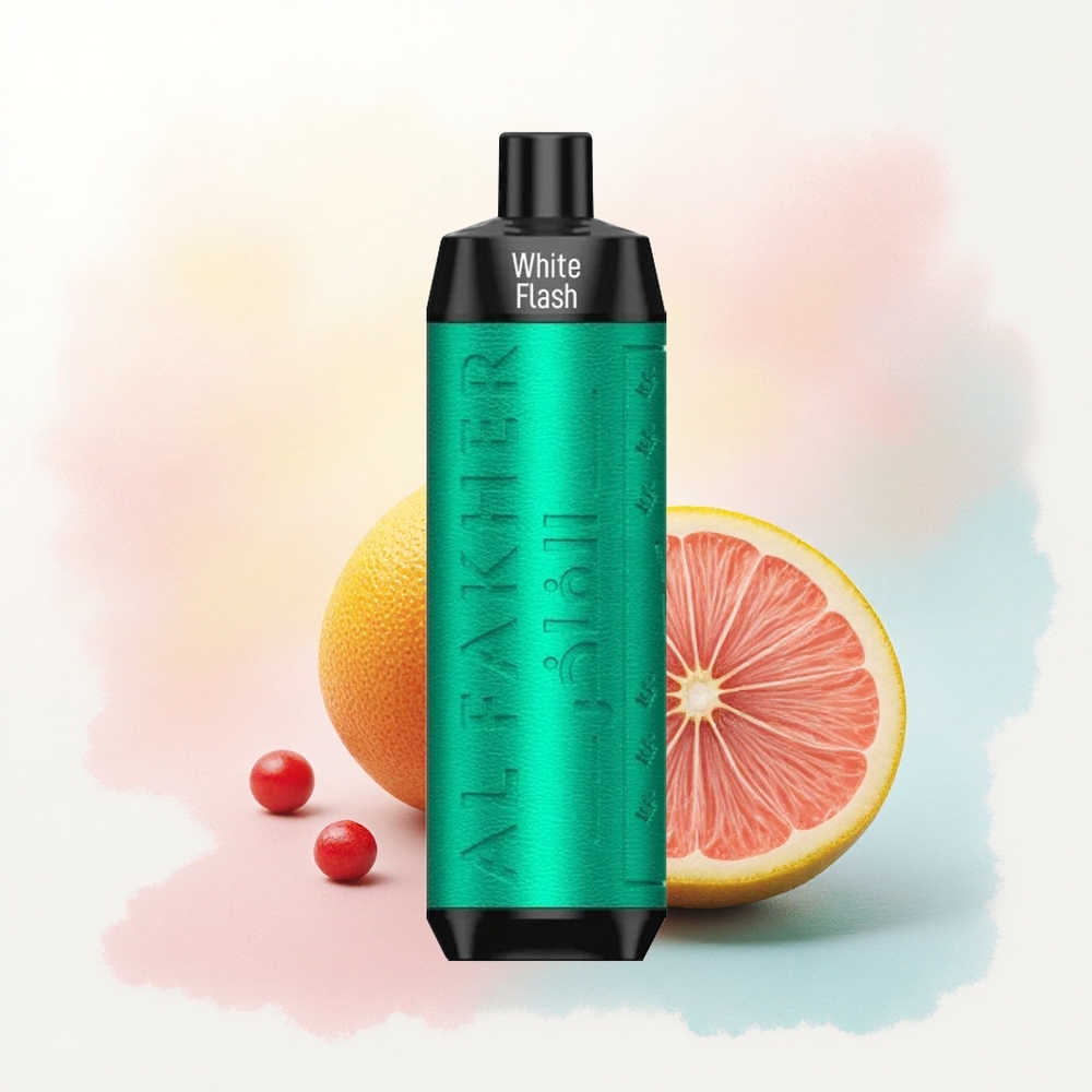 Al Fakher Crown Bar 8000 Crystal Baltā Zibsnība ar 600mAh un 5mg nikotīna