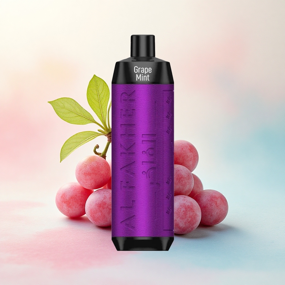 Al Fakher Crown Bar 8000 Crystal Vīnogu Mētra ar 5mg Nikotīna un 600mAh