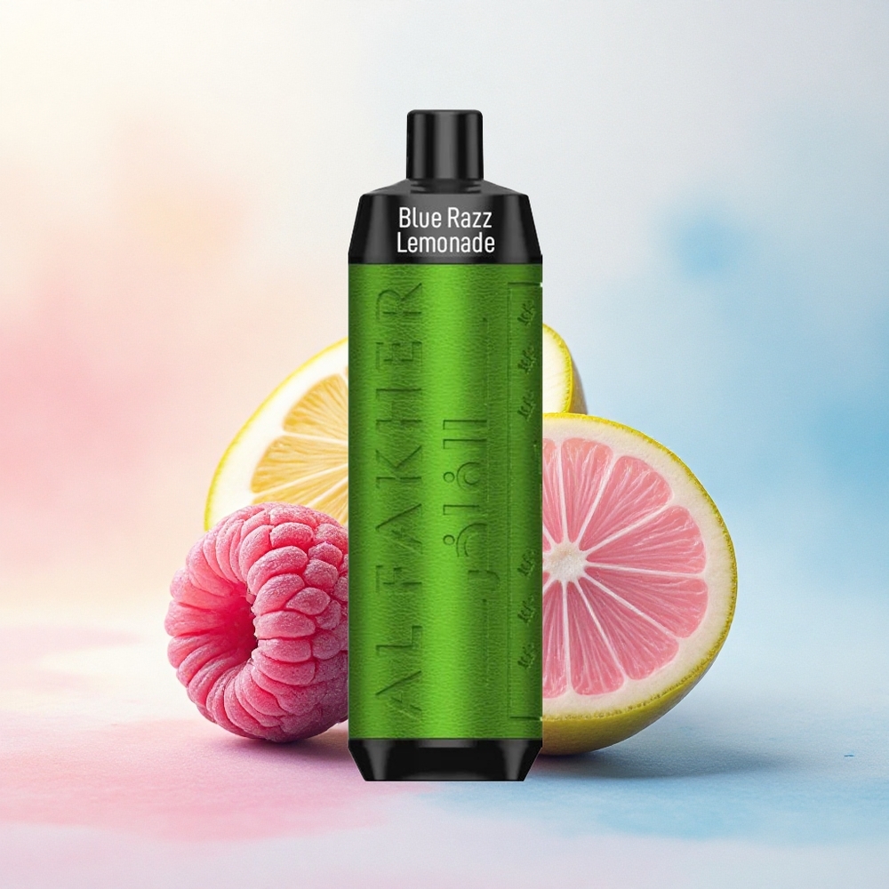 Al Fakher Crown Bar 8000 Crystal Zilā Aveņu Limonāde ar 5mg Nikotīna un 600mAh