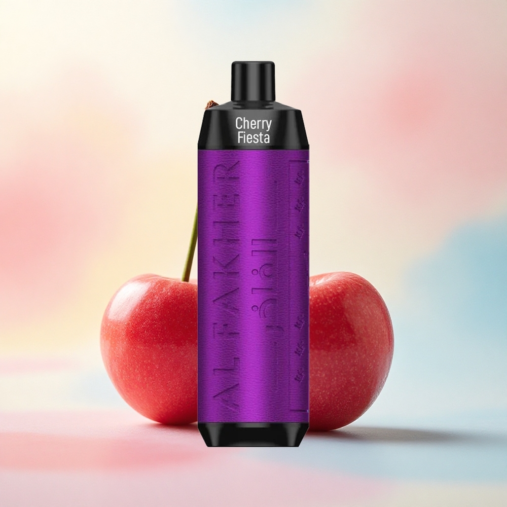 Al Fakher Crown Bar 8000 Crystal Ķiršu Svinības ar 600mAh un 5mg Nikotīna