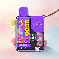 Aivono Aim Tank 9500 Sakura Vīnogu 650mAh 18ml LCD Displejs