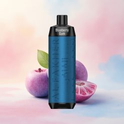 Al Fakher Crown Bar 8000 Crystal Krūmmējumu Zilā Gaisma USB-C 600mAh 5mg nikotīna