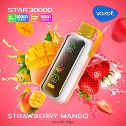 VOZOL Latvija - VOZOL STAR 20 000 6PX2XB1 zemeņu mango